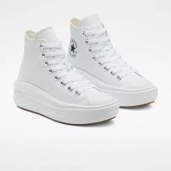 Women's Converse Chuck Taylor All Star Move Hi Shoes White WHITE 11 Women's Converse Chuck Taylor All Star Move Hi Shoes White WHITE -women‘s Sales Store 2020may 568498c d 107