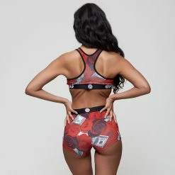 Women's PSD 100 Roses Sports Bra RED -women‘s Sales Store 2214T1051 mul 4 2000x 2a350c6e 3d8c 4ca3 8180 11bbd96fe533