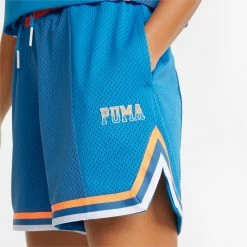 Women's PUMA Swish Maker Printed Basketball Shorts Blue BLUE 9 Women's PUMA Swish Maker Printed Basketball Shorts Blue BLUE -women‘s Sales Store 255 255 255 1