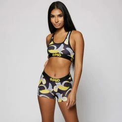 Women's PSD Iced Banana Sports Bra BLACK
