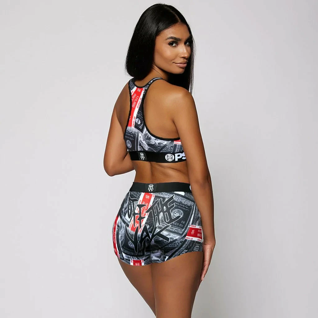Women's PSD Young M.A. Off The Yak Boy Shorts BLACK 5 Women's PSD Young M.A. Off The Yak Boy Shorts BLACK - Image 3