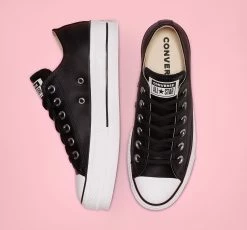 Women's Converse Leather Platform Chuck Taylor All Star Shoes Black BLACK 12 Women's Converse Leather Platform Chuck Taylor All Star Shoes Black BLACK -women‘s Sales Store 561681C 2