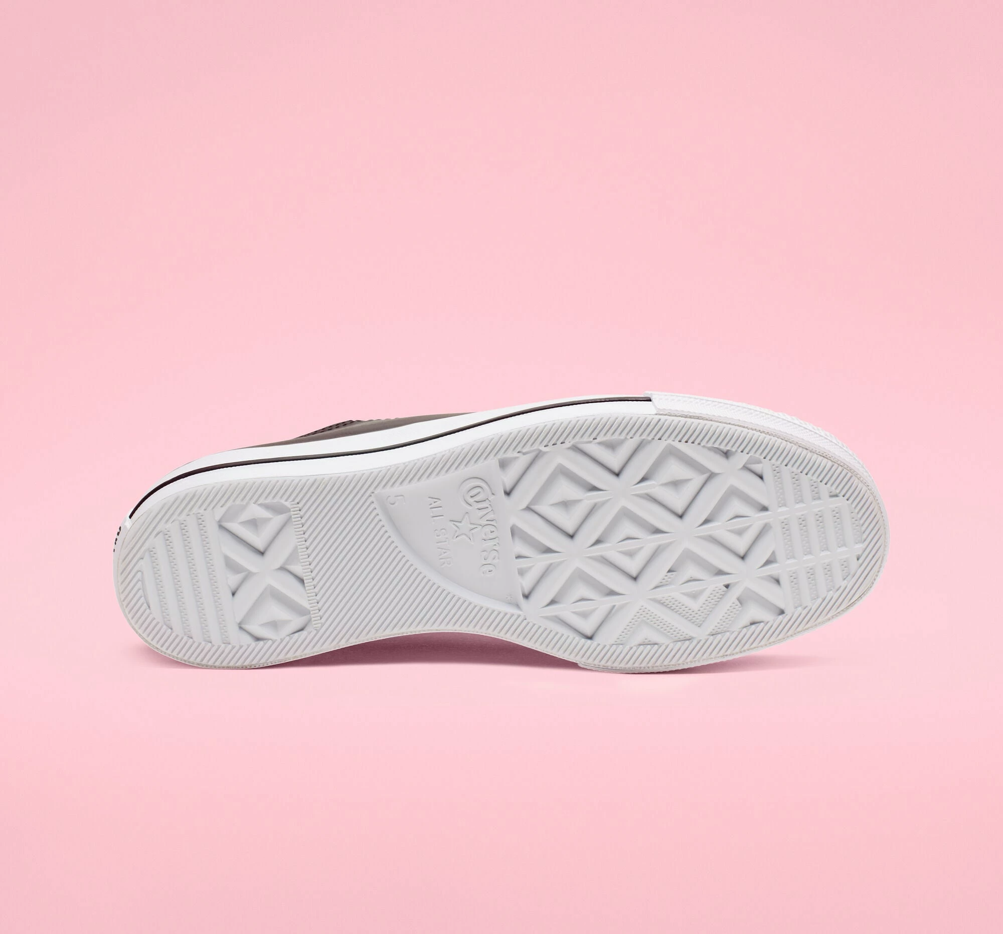 Women's Converse Leather Platform Chuck Taylor All Star Shoes Black BLACK 5 Women's Converse Leather Platform Chuck Taylor All Star Shoes Black BLACK - Image 3