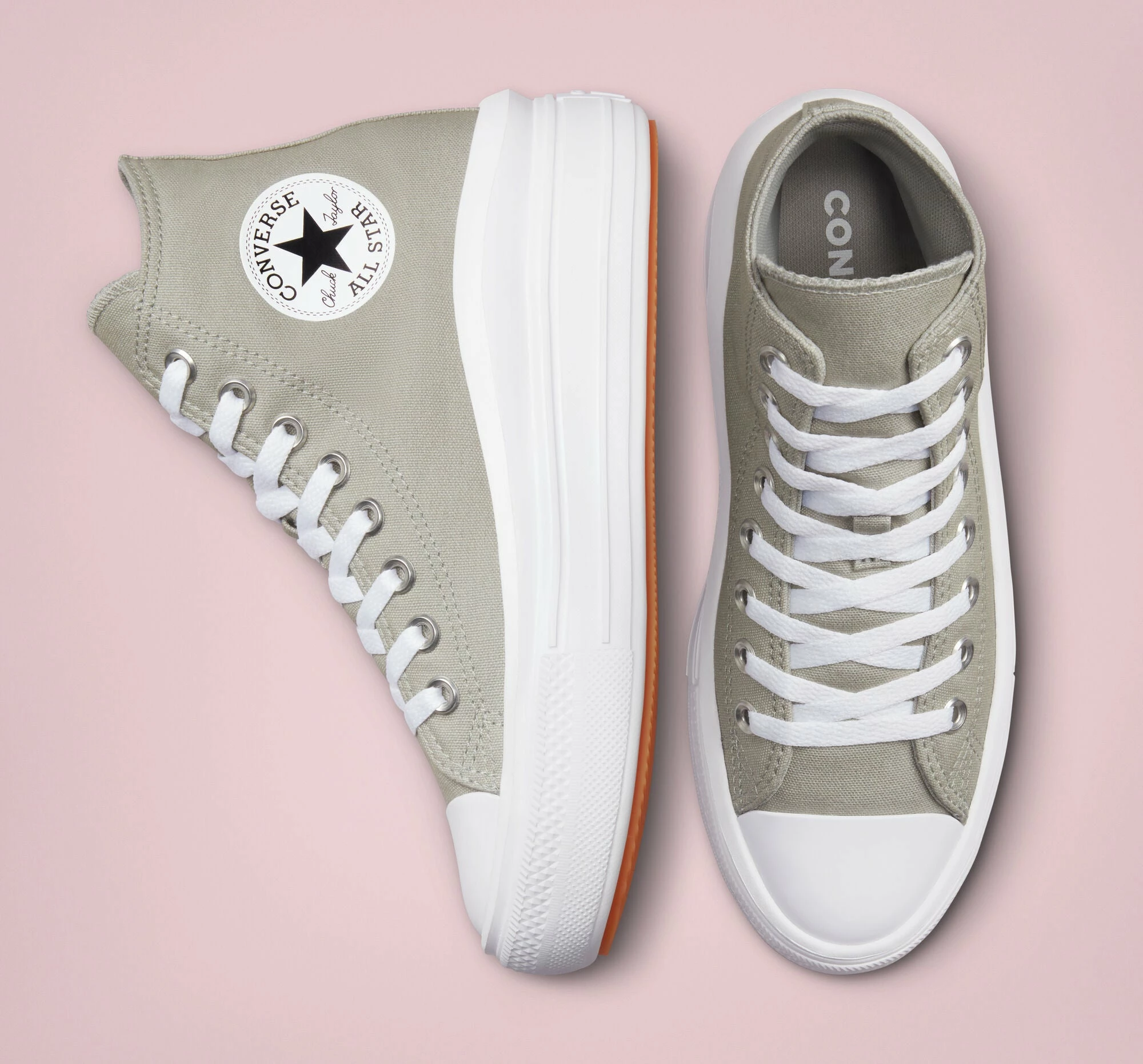 Women's Converse Chuck Taylor All Star Move Platform Shoes Slate Sage GREEN 7 Women's Converse Chuck Taylor All Star Move Platform Shoes Slate Sage GREEN - Image 5