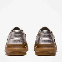 Women's Timberland Ray City Boat Shoes Silver SILVER -women‘s Sales Store A2MDKCW9 alt4