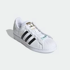 Women's Adidas Originals Superstar Shoes "Dance" WHITE 13 Women's Adidas Originals Superstar Shoes "Dance" WHITE -women‘s Sales Store FY5132 FTW photo front lateral top gradient