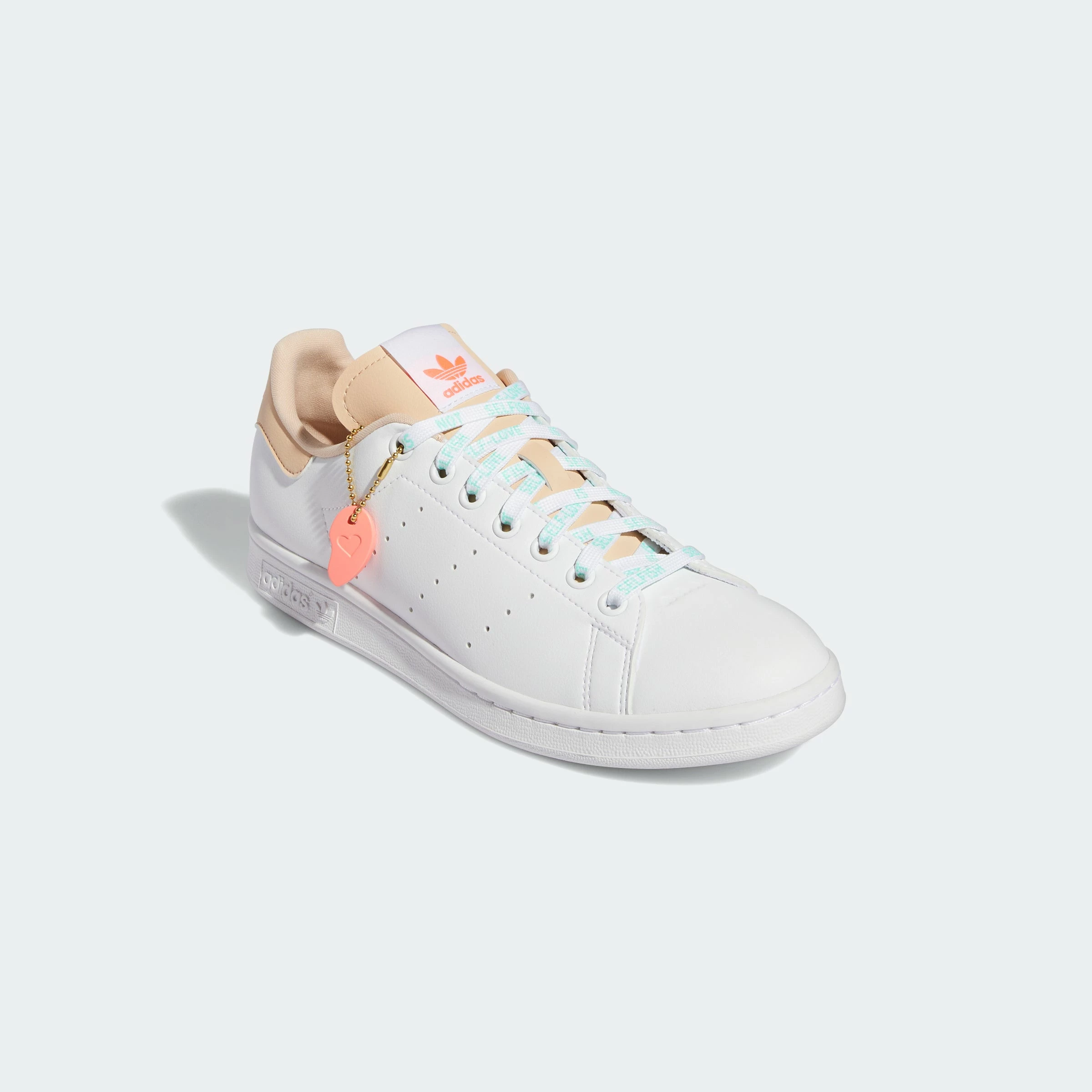 Women's Adidas Originals Stan Smith Shoes Self-Love WHITE 5 Women's Adidas Originals Stan Smith Shoes Self-Love WHITE - Image 3