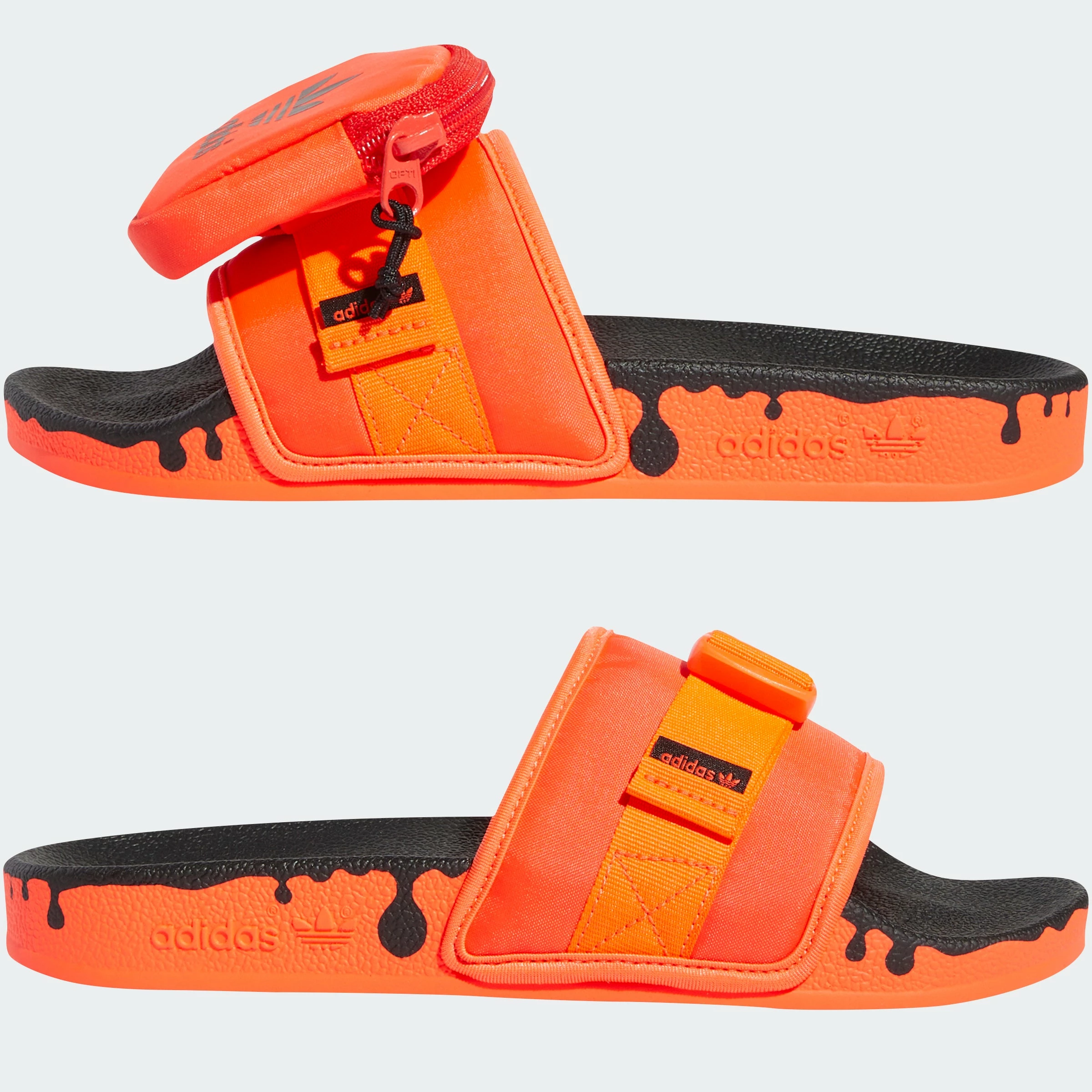 Women’s Adidas Originals Pouchylette Slides ORANGE 10 Women’s Adidas Originals Pouchylette Slides ORANGE - Image 8