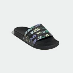 Women’s Adidas Originals Adilette Slides Florals Black BLACK 14 Women’s Adidas Originals Adilette Slides Florals Black BLACK -women‘s Sales Store H00141 5