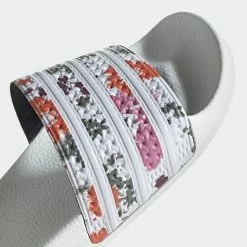 Women’s Adidas Originals Adilette Slides Florals WHITE 18 Women’s Adidas Originals Adilette Slides Florals WHITE -women‘s Sales Store H00142 2
