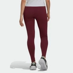 Women’s Adidas Originals Loungewear Leggings Victory Crimson BURGUNDY -women‘s Sales Store H06624 1