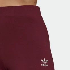 Women’s Adidas Originals Loungewear Leggings Victory Crimson BURGUNDY -women‘s Sales Store H06624 2