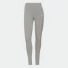 Women’s Adidas Originals Adicolor Classics 3-Stripes Leggings Grey GRAY -women‘s Sales Store H09425 6