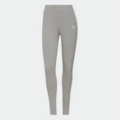 Women’s Adidas Originals Adicolor Classics 3-Stripes Leggings Grey GRAY