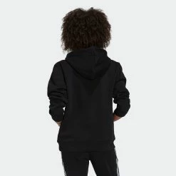 Women’s Adidas Originals Adicolor Essentials Fleece Hoodie Black BLACK -women‘s Sales Store H34725 1