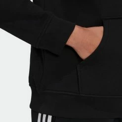 Women’s Adidas Originals Adicolor Essentials Fleece Hoodie Black BLACK -women‘s Sales Store H34725 3