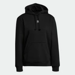 Women’s Adidas Originals Adicolor Essentials Fleece Hoodie Black BLACK
