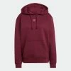 Women’s Adidas Originals Adicolor Essentials Fleece Hoodie Victory Crimson BURGUNDY -women‘s Sales Store H34728 front