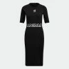 Women's Adidas Originals Logo Play Dress Black BLACK -women‘s Sales Store H62044 6