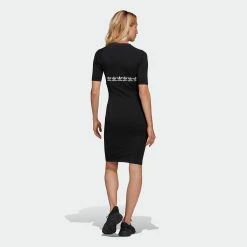 Women's Adidas Originals Logo Play Dress Black BLACK 12 Women's Adidas Originals Logo Play Dress Black BLACK -women‘s Sales Store H62044 8