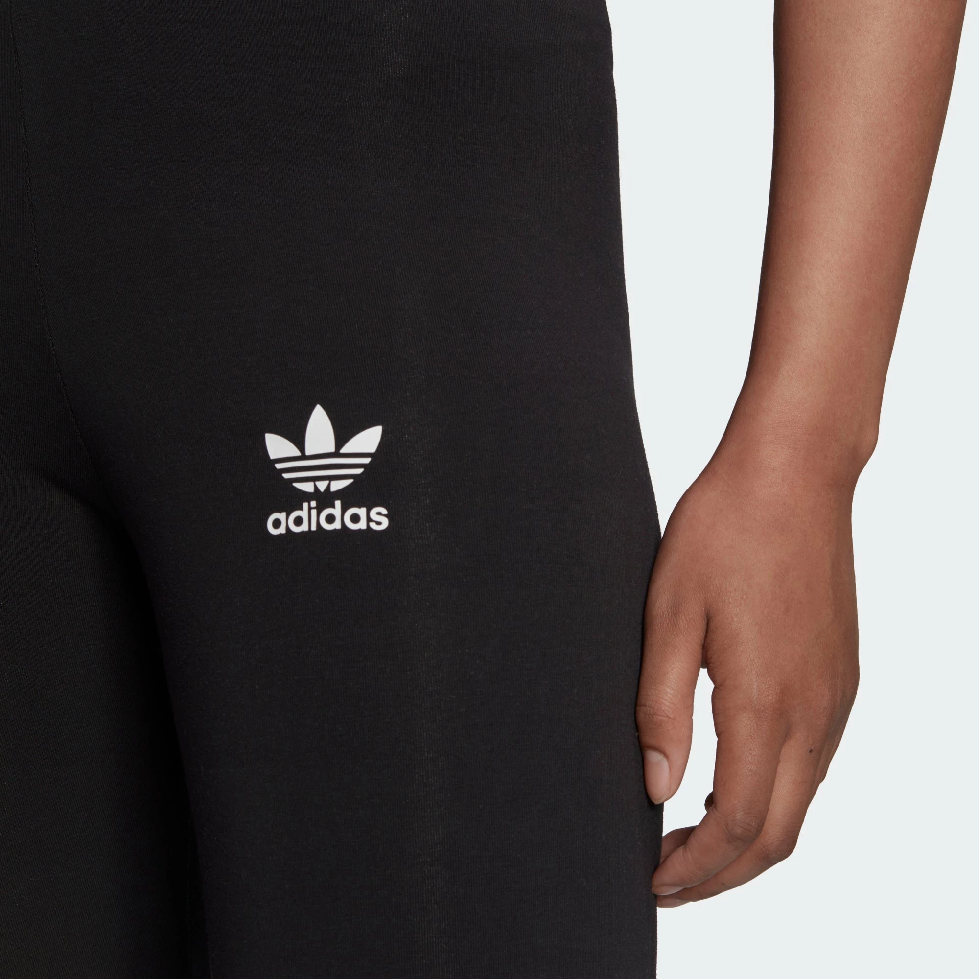 Women's Adidas Originals Logo Play Leggings Black BLACK 7 Women's Adidas Originals Logo Play Leggings Black BLACK - Image 5