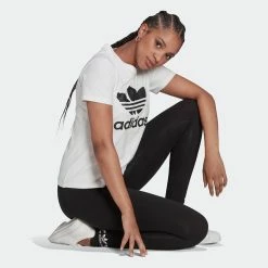 Women's Adidas Originals Logo Play Leggings Black BLACK 10 Women's Adidas Originals Logo Play Leggings Black BLACK -women‘s Sales Store H62045 4