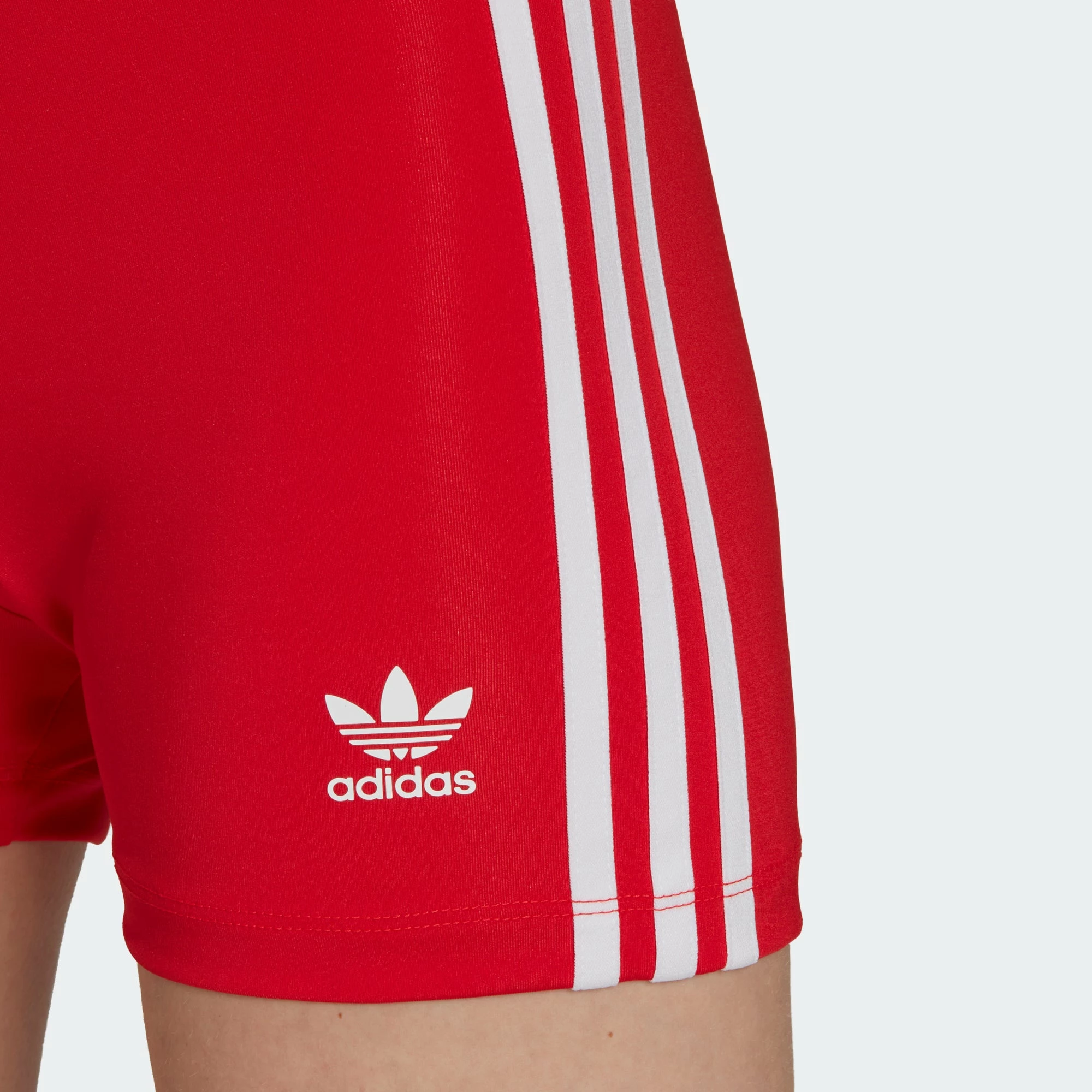 Women’s Adidas Originals Adicolor Traceable Shorts Red RED 7 Women’s Adidas Originals Adicolor Traceable Shorts Red RED - Image 5