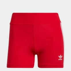 Women’s Adidas Originals Adicolor Traceable Shorts Red RED