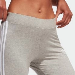 Women's Adidas Originals Adicolor 3-Stripes Leggings Grey GRAY -women‘s Sales Store HD2349 2