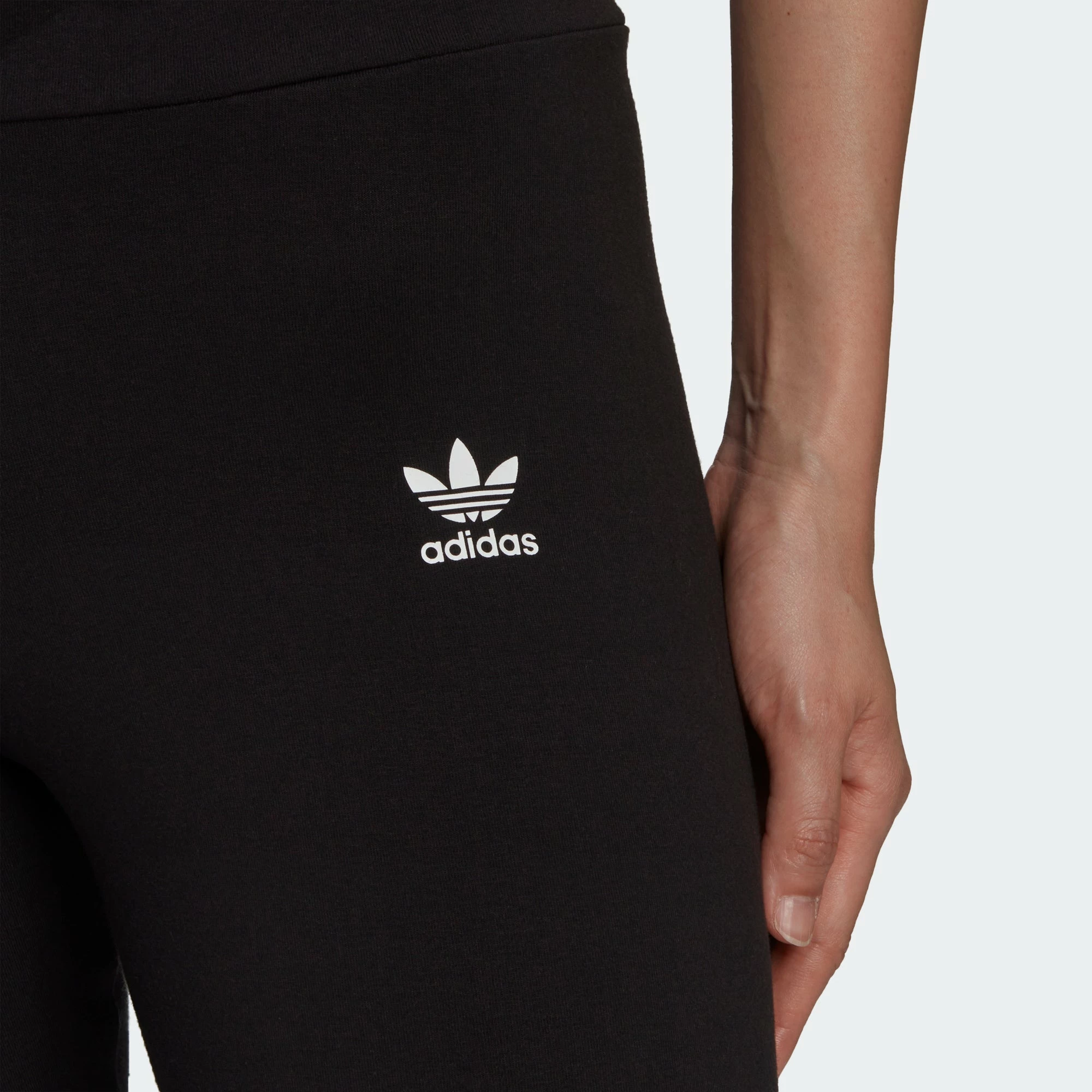 Women's Adidas Originals Adicolor Essentials Leggings Black BLACK 8 Women's Adidas Originals Adicolor Essentials Leggings Black BLACK - Image 6
