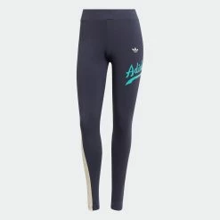 Women's Adidas Originals B-Ball Leggings Shadow Navy NAVY