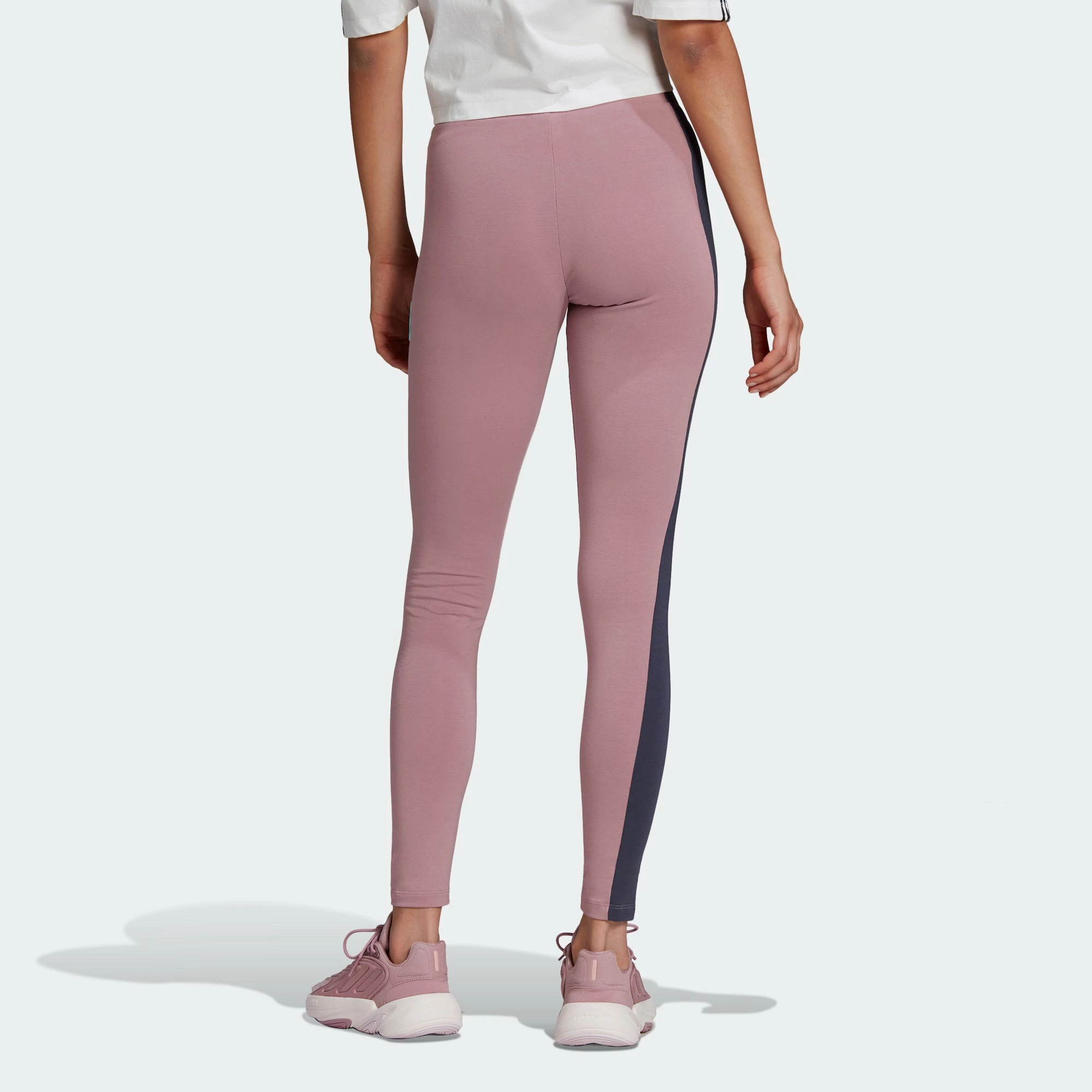 Women's Adidas Originals B-Ball Leggings Magic Mauve PINK 7 Women's Adidas Originals B-Ball Leggings Magic Mauve PINK - Image 5