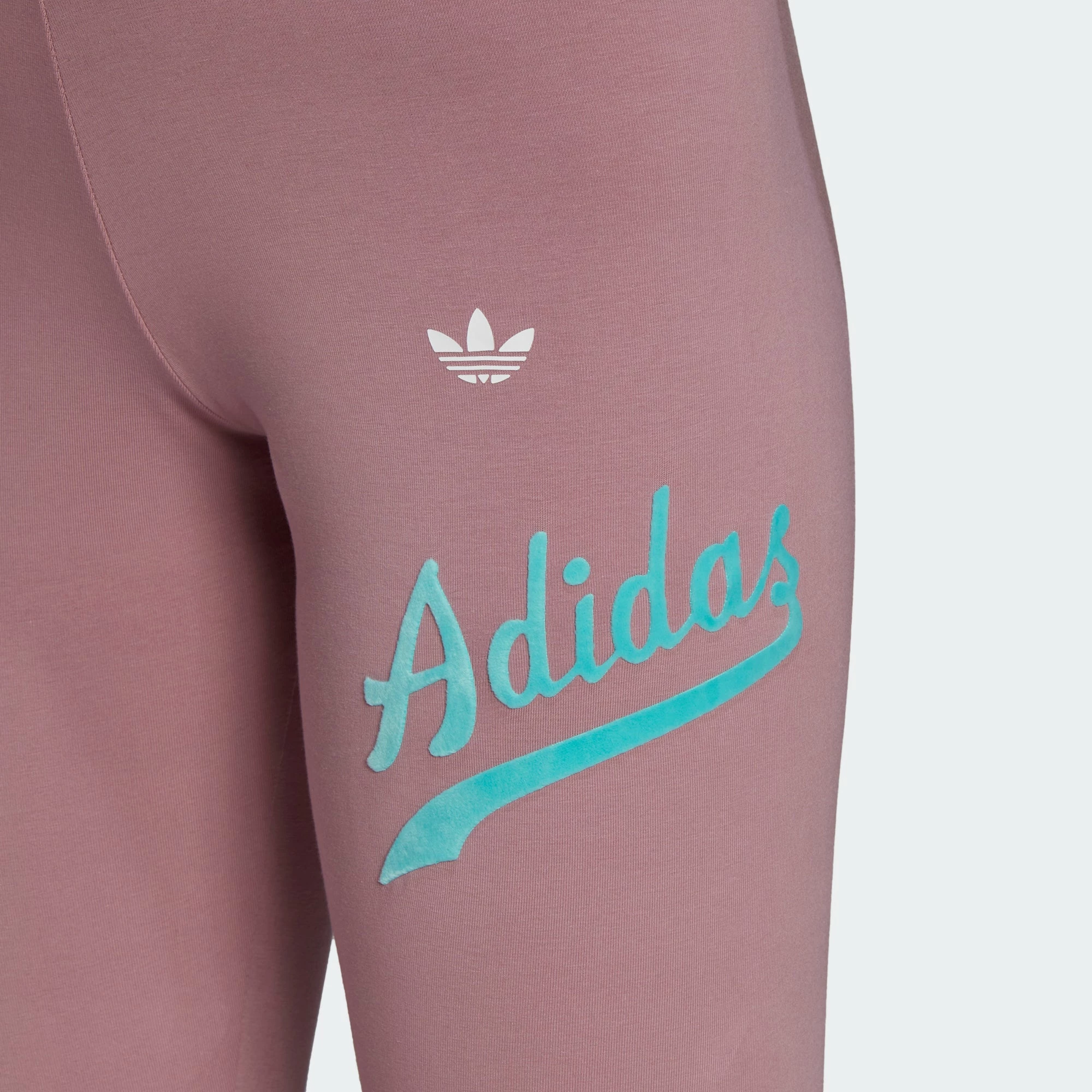 Women's Adidas Originals B-Ball Leggings Magic Mauve PINK 8 Women's Adidas Originals B-Ball Leggings Magic Mauve PINK - Image 6