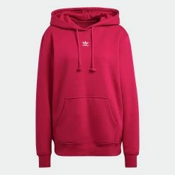 Women’s Adidas Originals Adicolor Essentials Fleece Hoodie Bold Pink PINK