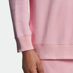 Women's Adidas Originals Crew Sweatshirt True Pink PINK 19 Women's Adidas Originals Crew Sweatshirt True Pink PINK -women‘s Sales Store HM4869 3