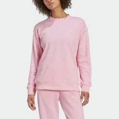 Women's Adidas Originals Crew Sweatshirt True Pink PINK 16 Women's Adidas Originals Crew Sweatshirt True Pink PINK -women‘s Sales Store HM4869 5