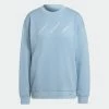 Women's Adidas Originals Crew Sweatshirt Ambient Sky BLUE 1 Women's Adidas Originals Crew Sweatshirt Ambient Sky BLUE -women‘s Sales Store HM4870 8