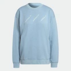 Women's Adidas Originals Crew Sweatshirt Ambient Sky BLUE