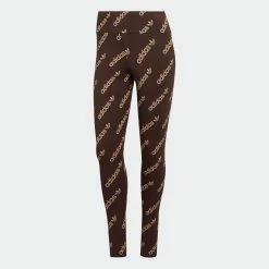 Women's Adidas Originals Leggings Brown BROWN