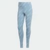 Women's Adidas Originals Leggings Ambient Sky LIGHT BLUE 2 Women's Adidas Originals Leggings Ambient Sky LIGHT BLUE -women‘s Sales Store HM4877 APP photo front gradient