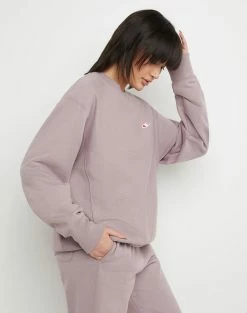 Women's Champion Reverse Weave Boyfriend Crew Vintage Mauve PURPLE 11 Women's Champion Reverse Weave Boyfriend Crew Vintage Mauve PURPLE -women‘s Sales Store HNS GF569549302 VintageMauve Detail01