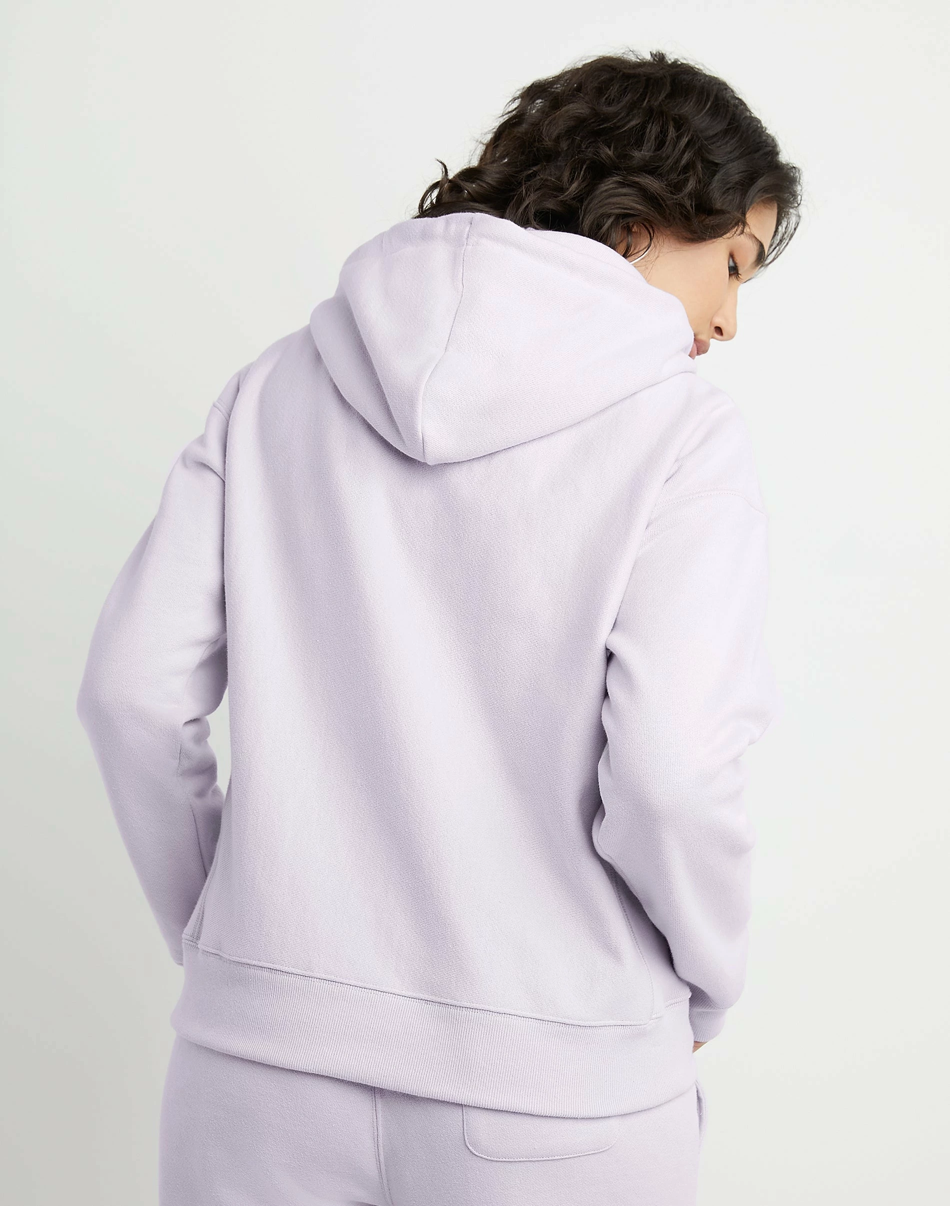 Women's Champion RW Hoodie C Logo Urban Lilac PURPLE 5 Women's Champion RW Hoodie C Logo Urban Lilac PURPLE - Image 3