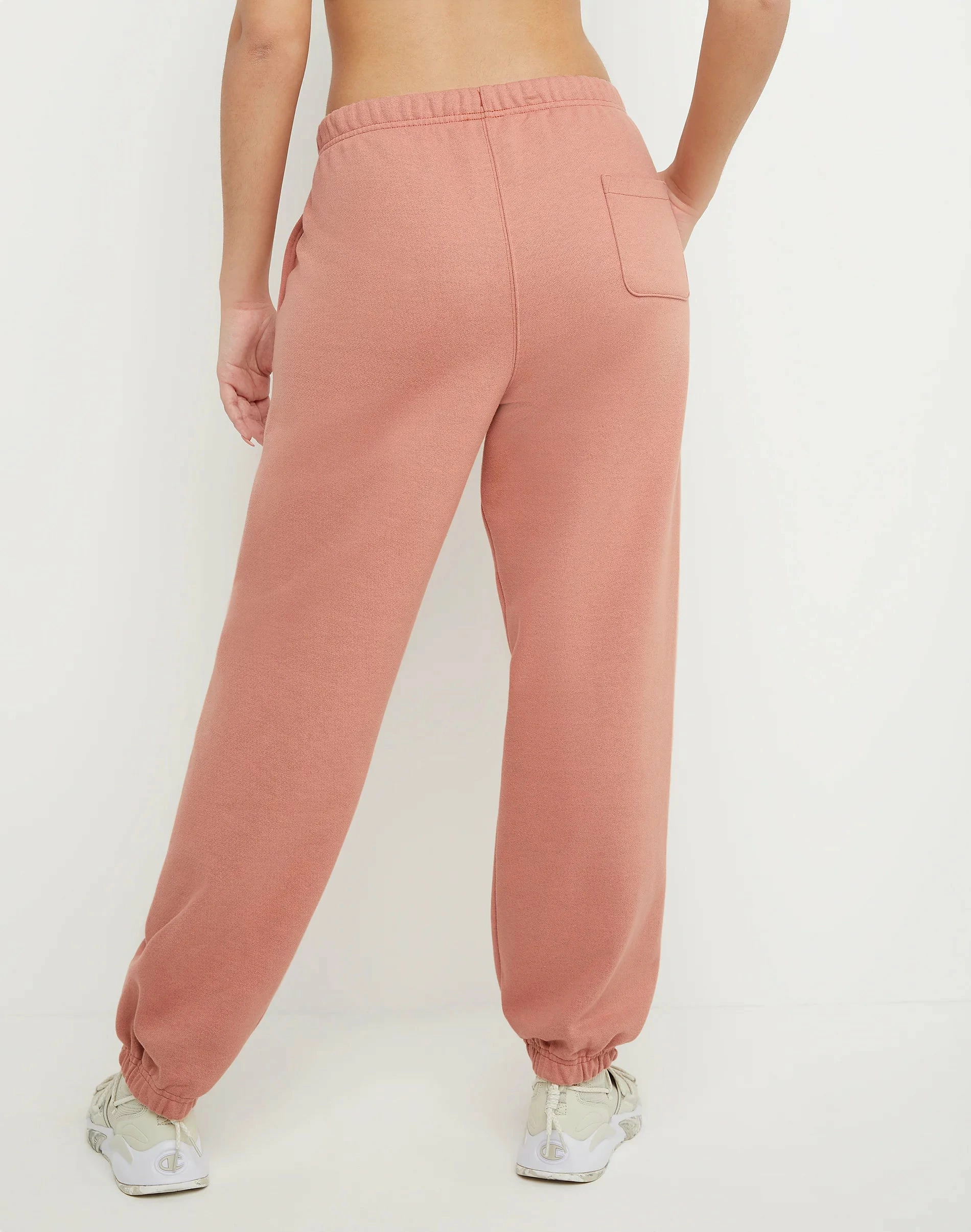 Women's Champion Reverse Weave Boyfriend Sweatpants Timeless Coral ORANGE 5 Women's Champion Reverse Weave Boyfriend Sweatpants Timeless Coral ORANGE - Image 3