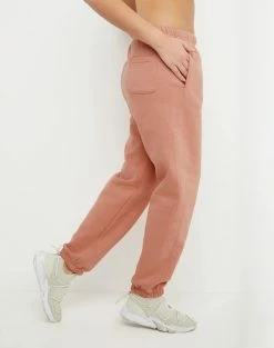 Women's Champion Reverse Weave Boyfriend Sweatpants Timeless Coral ORANGE 10 Women's Champion Reverse Weave Boyfriend Sweatpants Timeless Coral ORANGE -women‘s Sales Store HNS GF884Y06146 TimelessCoral Detail01