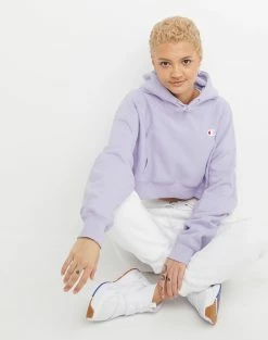 Women's Champion RW Drop Shoulder Cropped Hoodie Urban Lilac PURPLE 12 Women's Champion RW Drop Shoulder Cropped Hoodie Urban Lilac PURPLE -women‘s Sales Store HNS WL3153549302 UrbanLilac Detail03