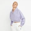 Women's Champion RW Drop Shoulder Cropped Hoodie Urban Lilac PURPLE
