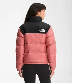 Women’s The North Face 1996 Retro Nuptse Jacket Faded Rose PINK -women‘s Sales Store NF0A3XEO UBG back