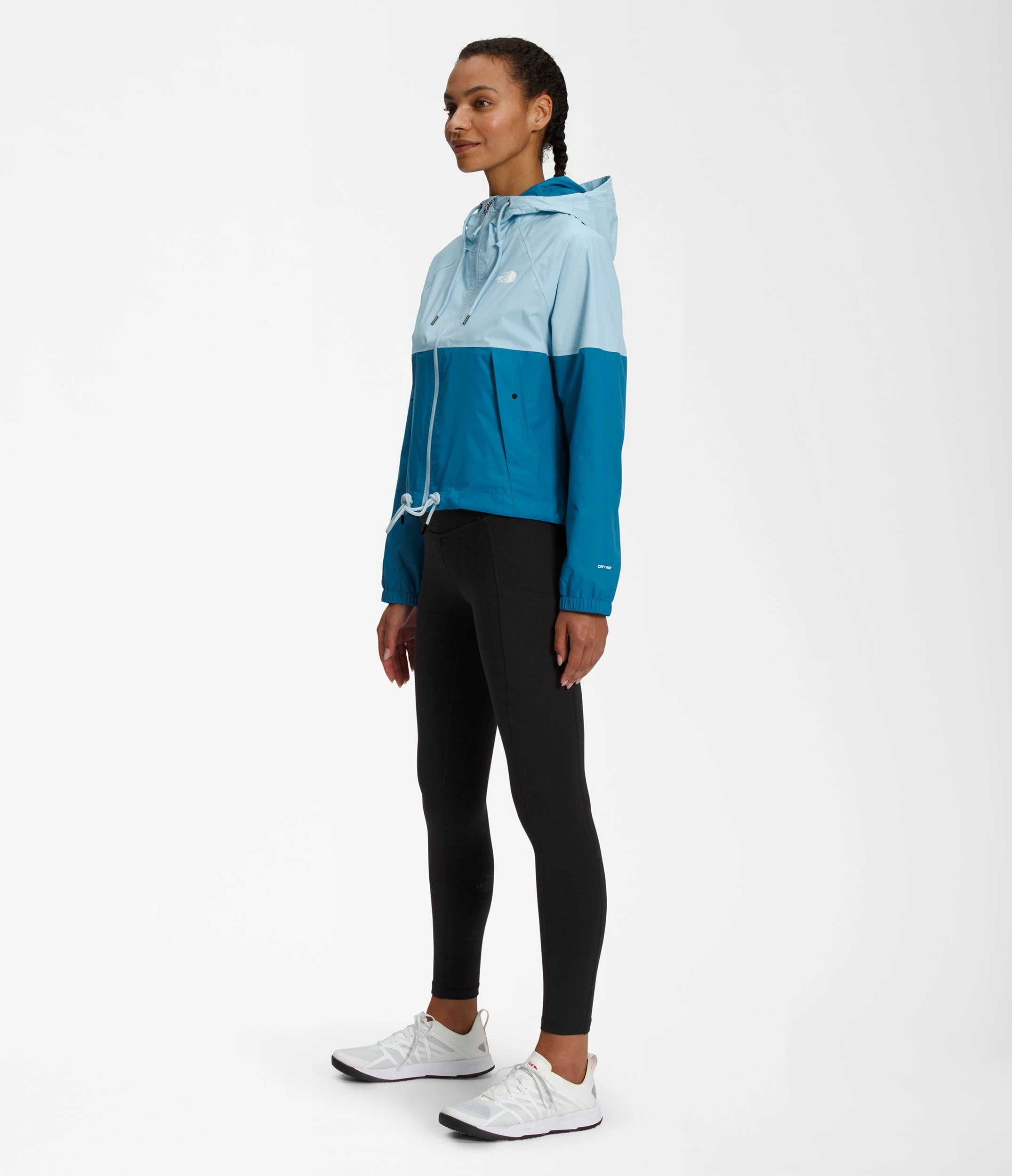 Women's The North Face Antora Rain Hoodie BLUE 6 Women's The North Face Antora Rain Hoodie BLUE - Image 4