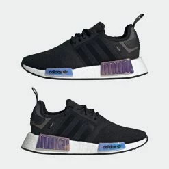 Women's Adidas Originals NMD_R1 Shoes Black BLACK -women‘s Sales Store NMD R1GY8537 12