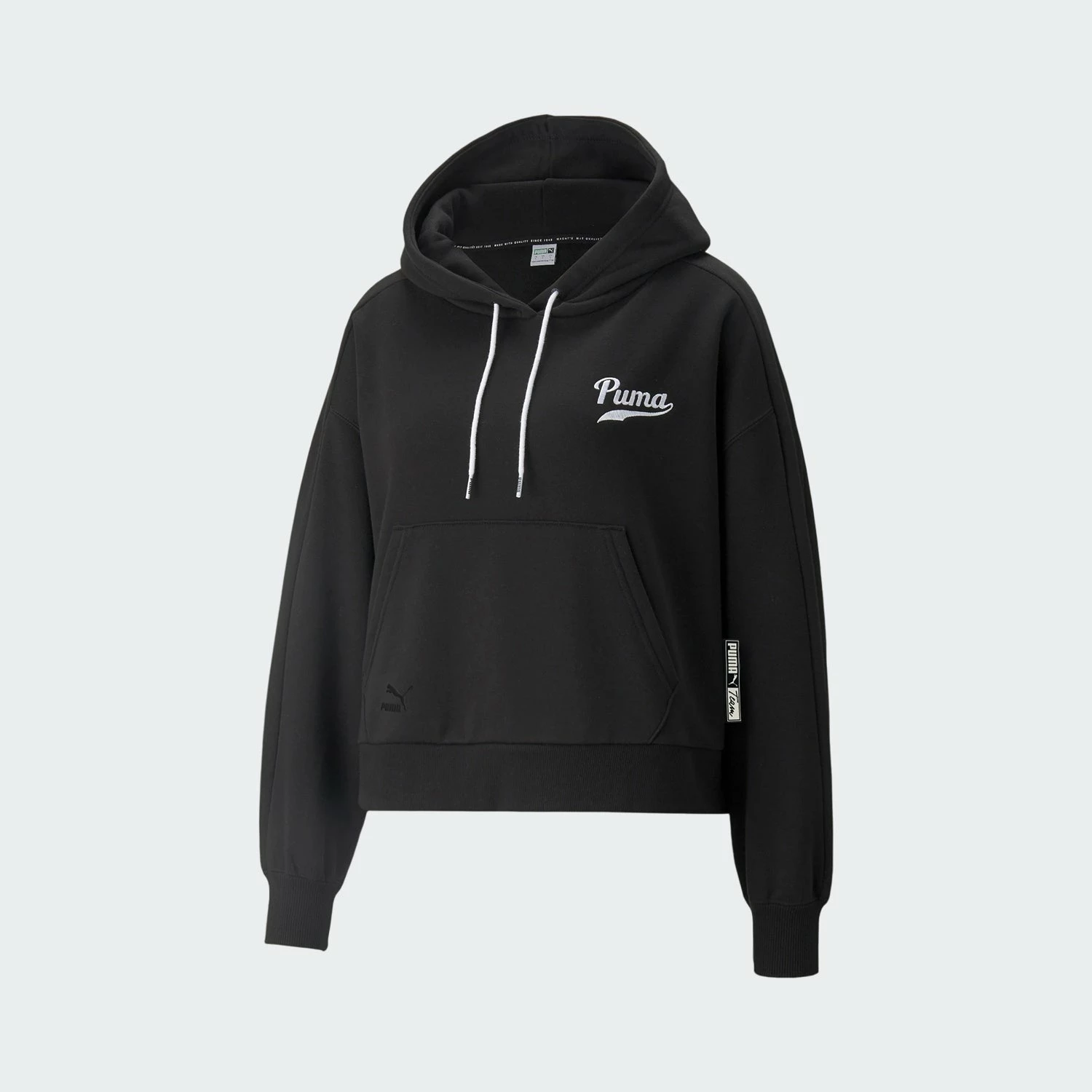 Women's PUMA Team Hoodie Black BLACK 3 Women's PUMA Team Hoodie Black BLACK